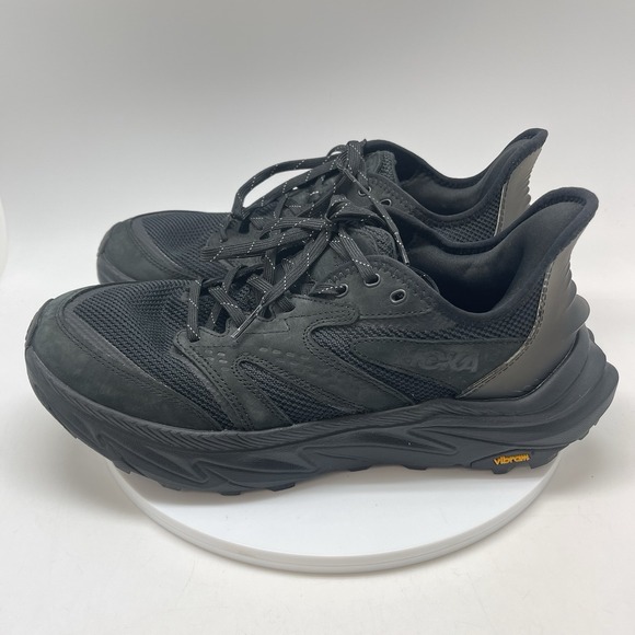 Hoka One One Sneakers Mens 10 Anacapa 2 Freedom 1155192 BBLC Black Hiking Shoes - Picture 3 of 10